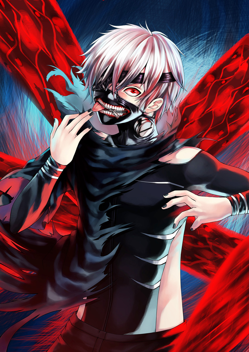 kaneki ken (tokyo ghoul) drawn by yoneyu