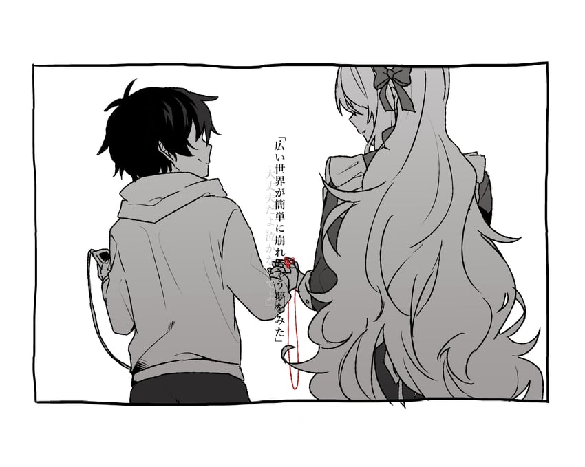 kozakura marry and seto kousuke (kagerou project) drawn by hii_(aisiteru6918moon)