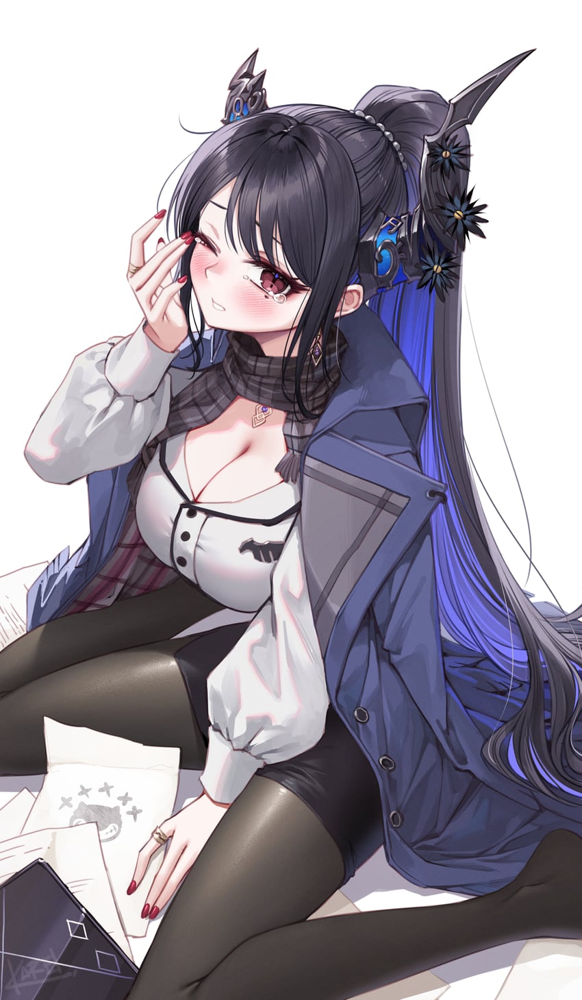 nerissa ravencroft (hololive and 1 more) drawn by curry_bowl