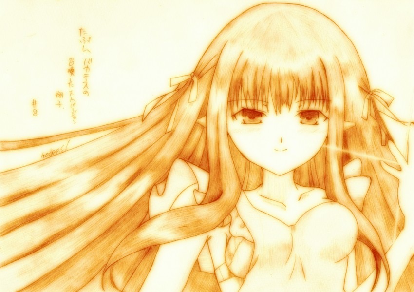 kirishima shouko (baka to test to shoukanjuu) drawn by godees
