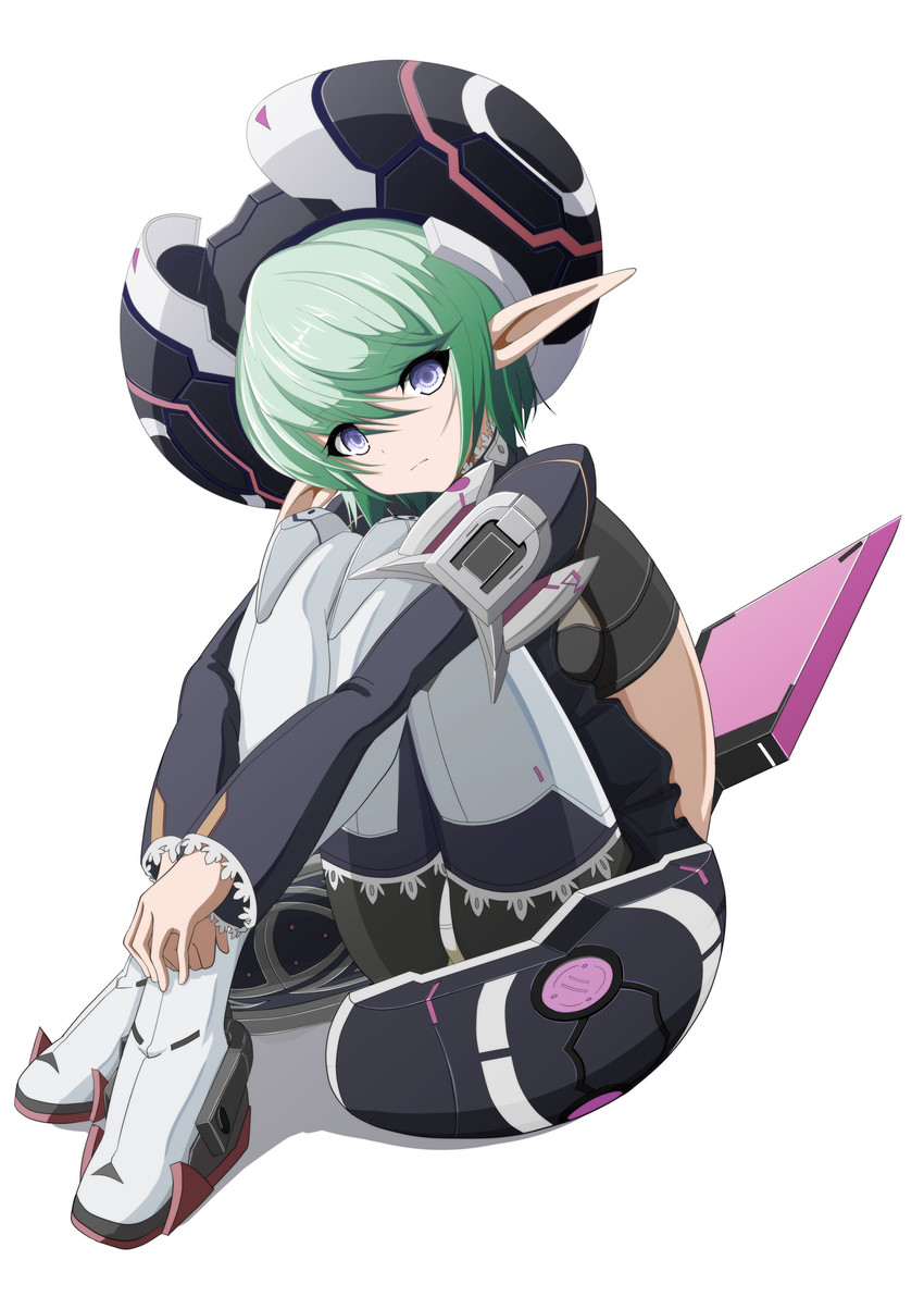 melfonseana and candy crown (phantasy star and 1 more) drawn by enima