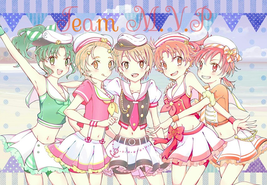 midorikawa nao, hino akane, misumi nagisa, natsuki rin, and hyuuga saki (precure and 4 more) drawn by mochiusa_(nasunasu0523)
