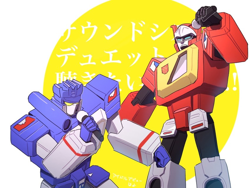soundwave and blaster (transformers and 1 more) drawn by akane_477