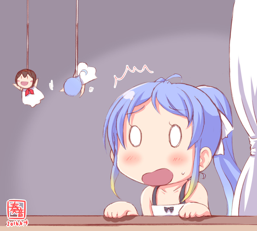 samidare and shiratsuyu (kantai collection) drawn by kanon_(kurogane_knights)
