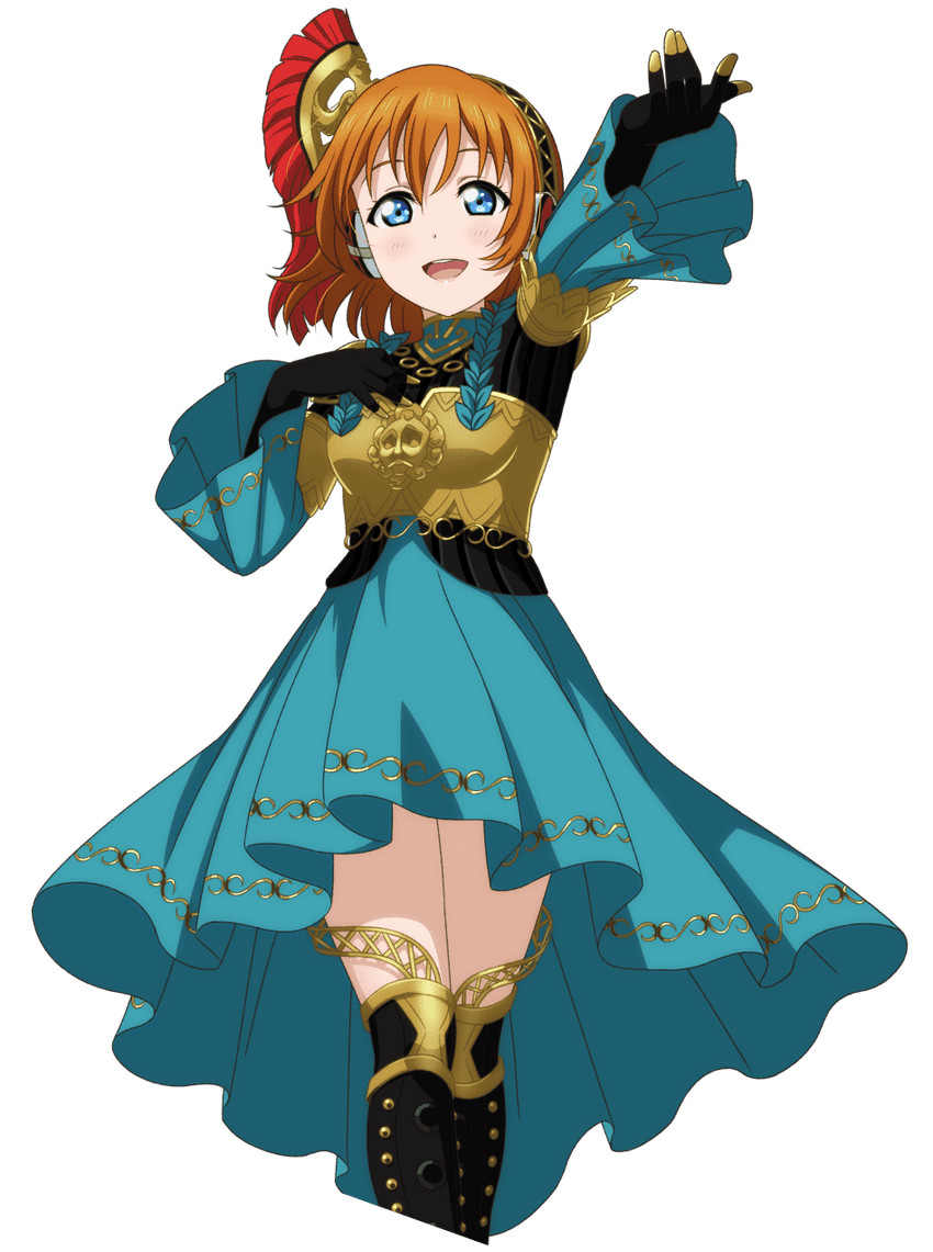 kosaka honoka and palladion (love live! and 4 more)