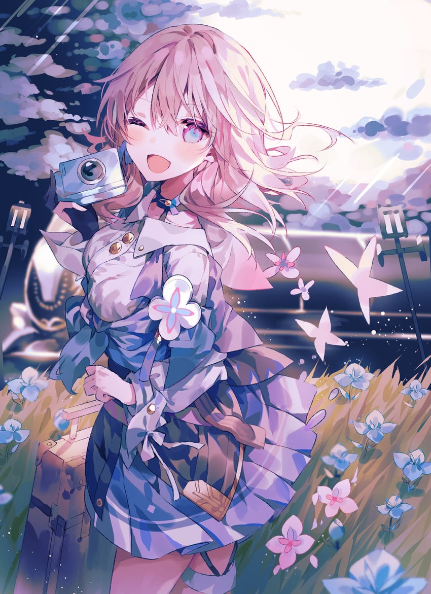 march 7th (honkai and 1 more) drawn by umemaro_(siona0908)