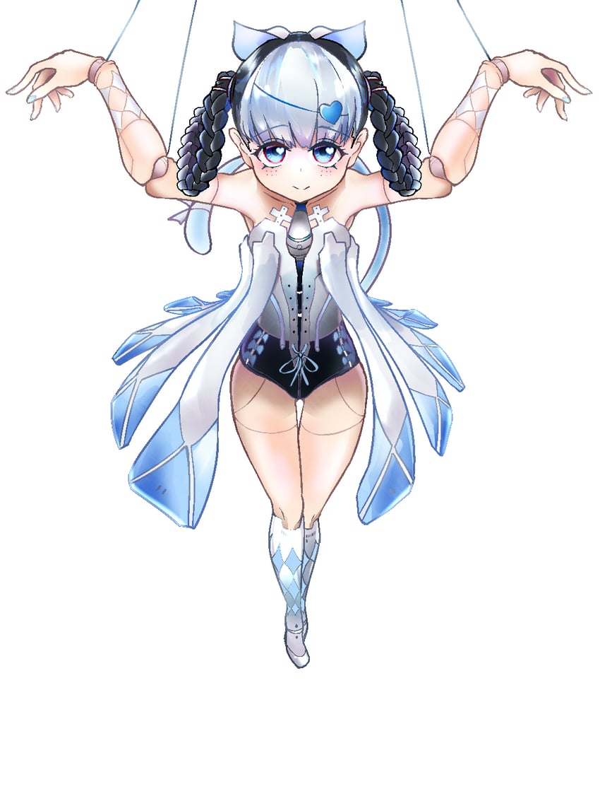 bambinata and bambinata: vitrum (punishing: gray raven) drawn by dorinhakawaii