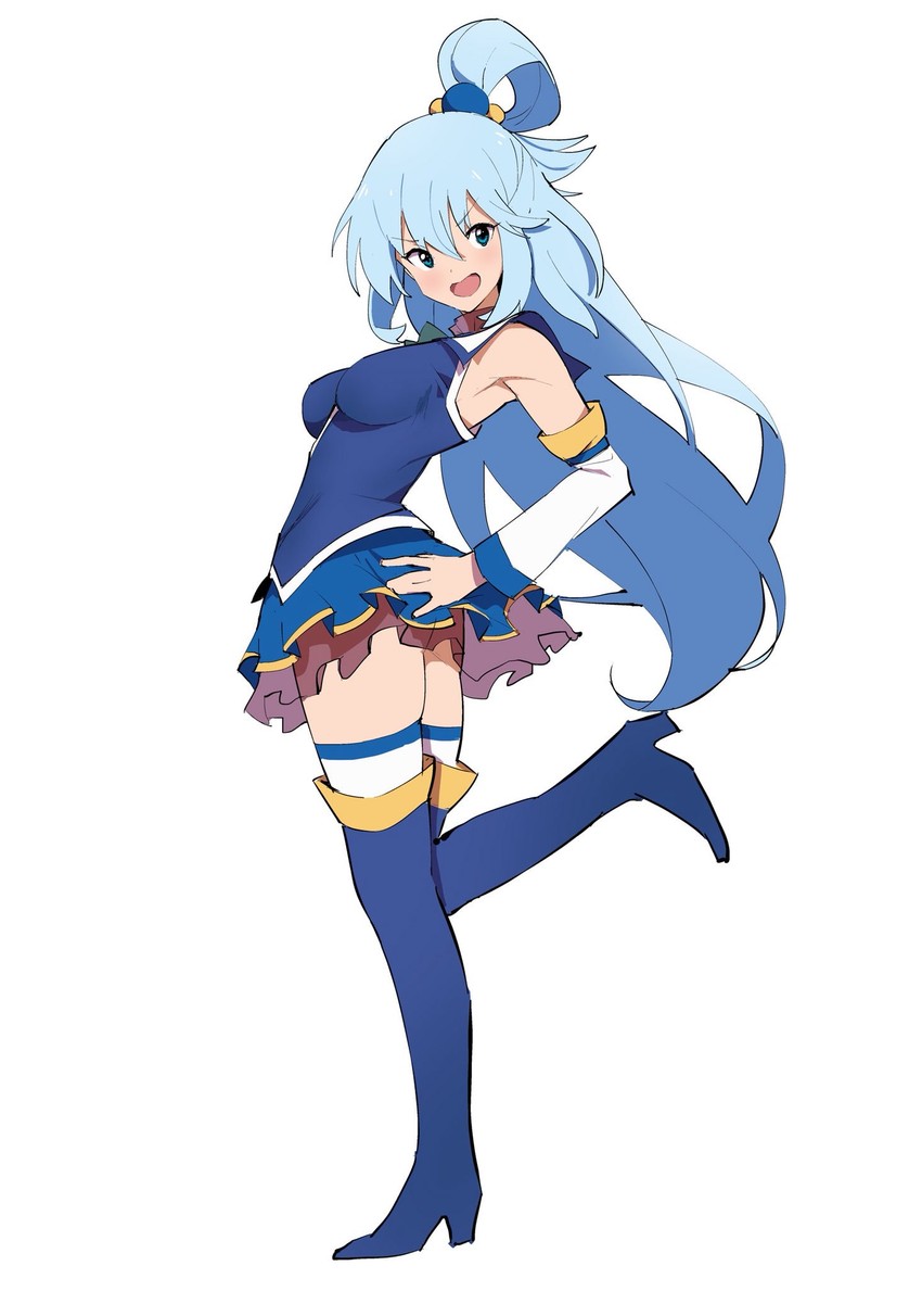 aqua (kono subarashii sekai ni shukufuku wo!) drawn by jikatarou