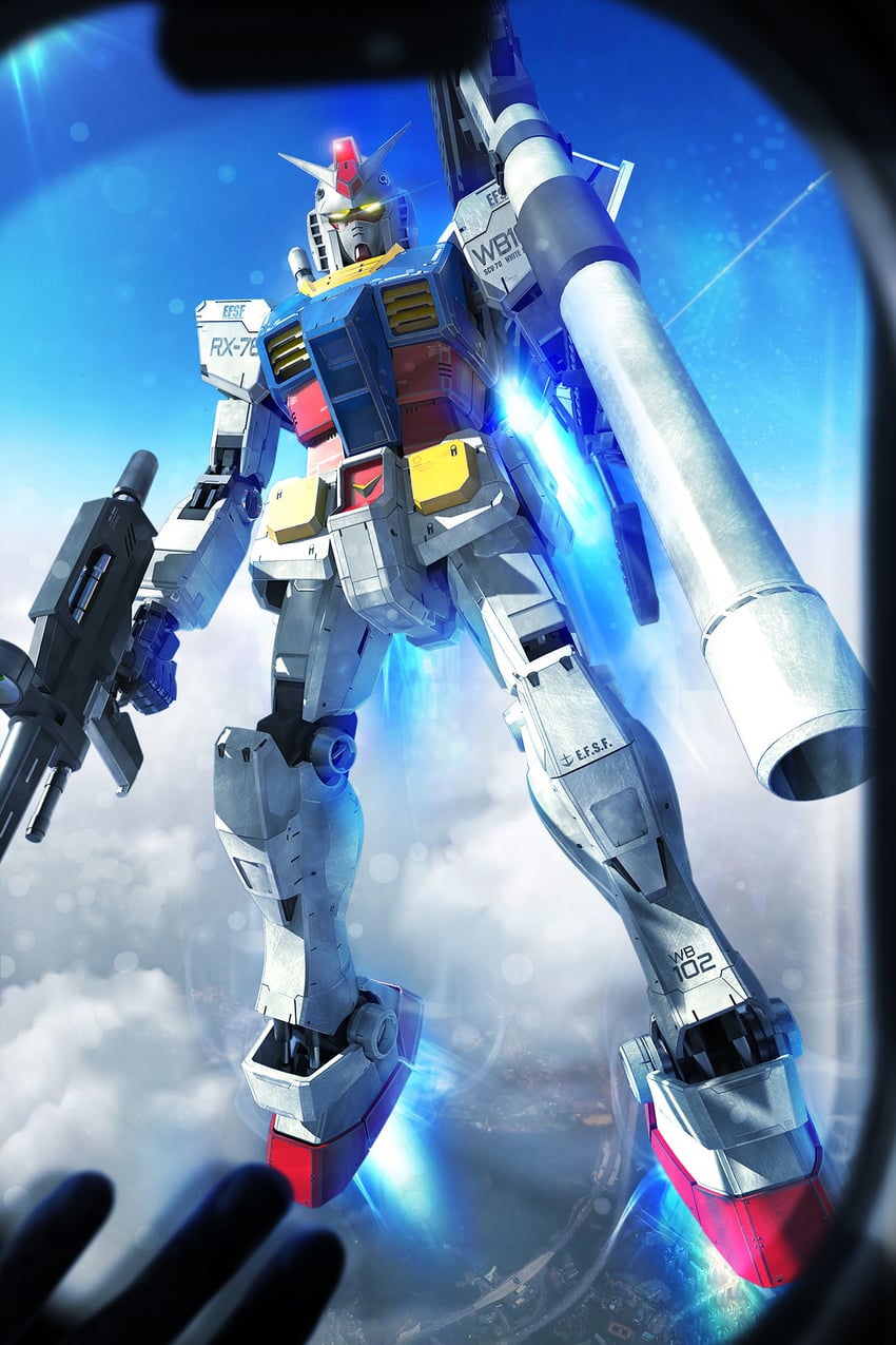 rx-78-2 gundam (gundam and 1 more) drawn by michaellee4