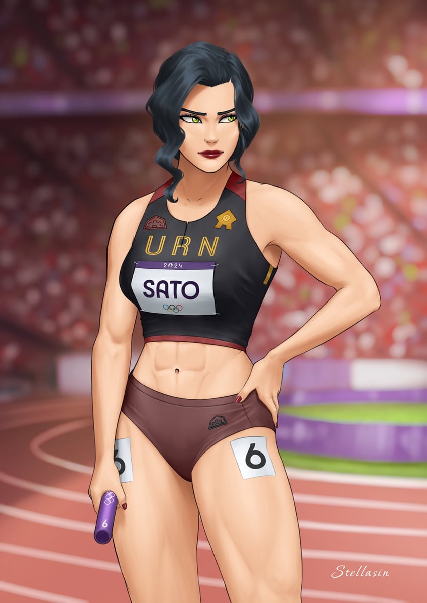 asami sato (avatar legends and 3 more) drawn by stellasin