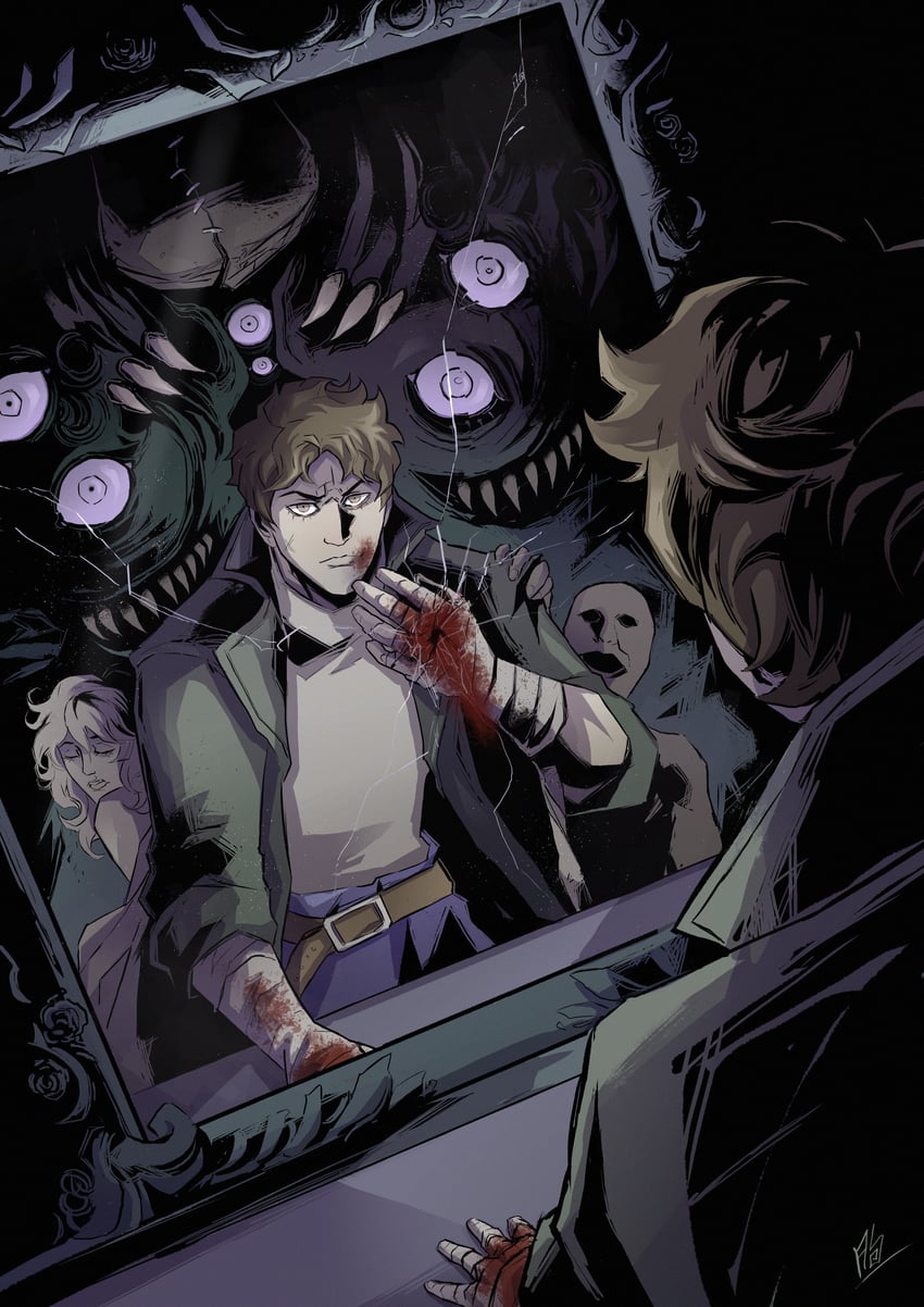 marcoh and giant (fear & hunger and 1 more) drawn by letho-arts