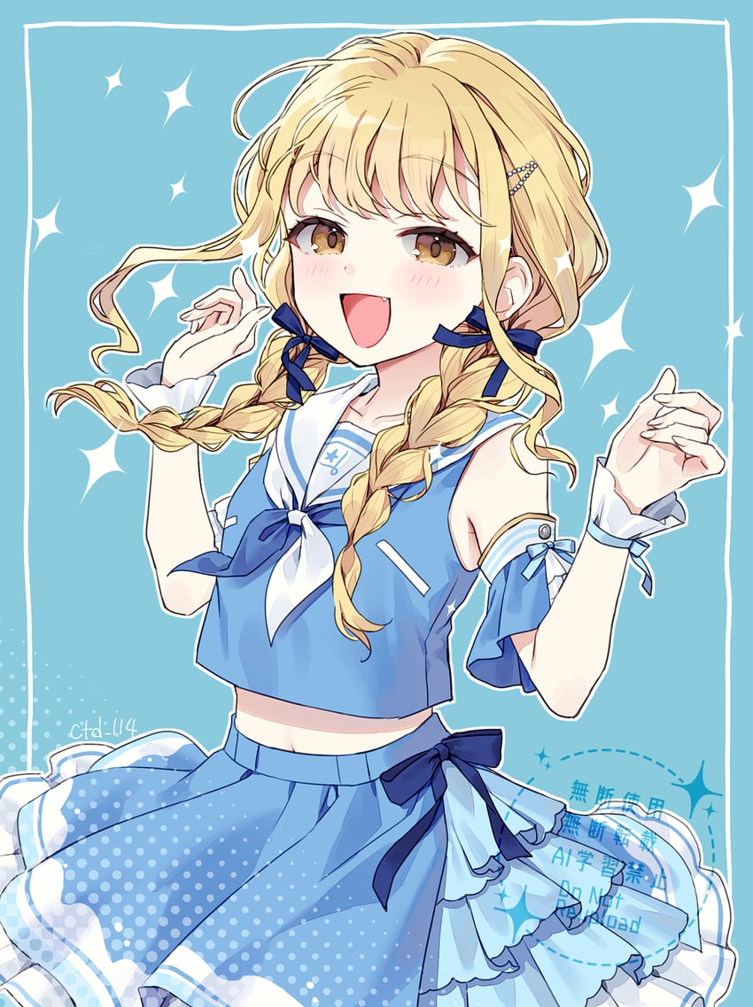 fujita kotone (idolmaster and 1 more) drawn by ctd_114