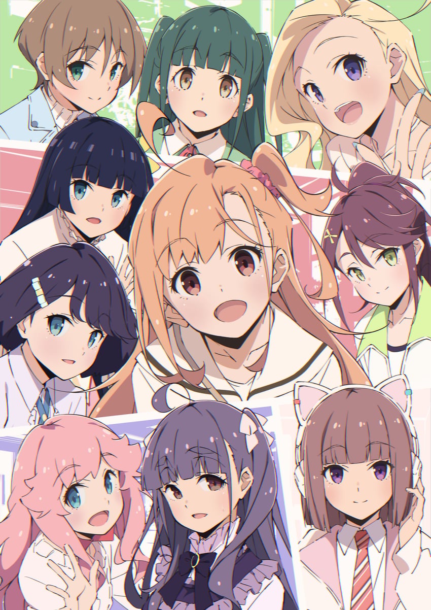 takahashi polka, chofu noriko, komagata hanabi, sasaki shion, kanazawa miracle, and 5 more (love live! and 1 more) drawn by tabata_hisayuki