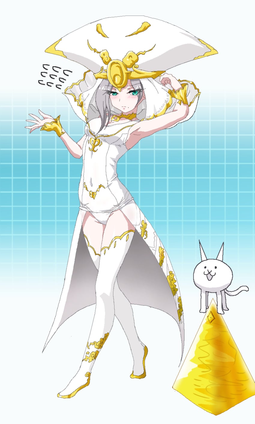 cat and chronos (nyanko daisensou) drawn by hayashiya_zankurou