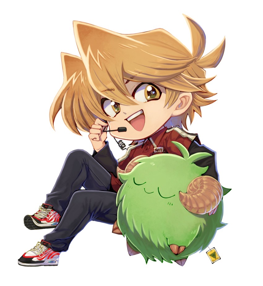 jonouchi katsuya and scapegoat (yu-gi-oh! and 1 more) drawn by gggggoma0