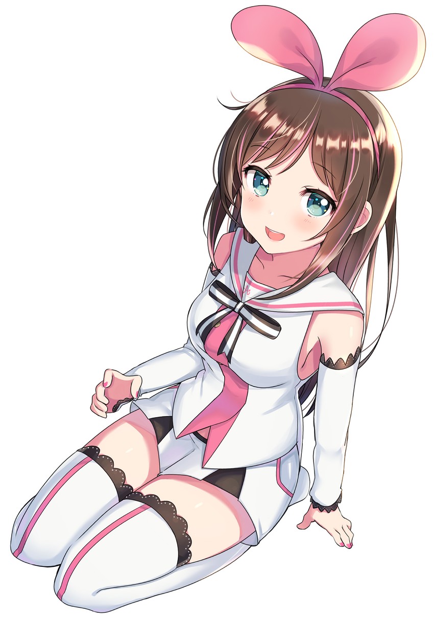 kizuna ai (kizuna ai inc.) drawn by neginoki