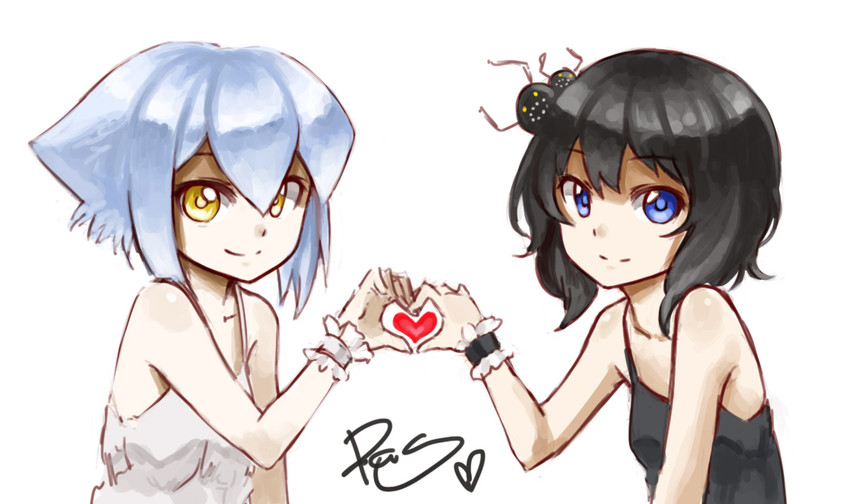 yami shoujo and pilo (original) drawn by pas_(paxiti)