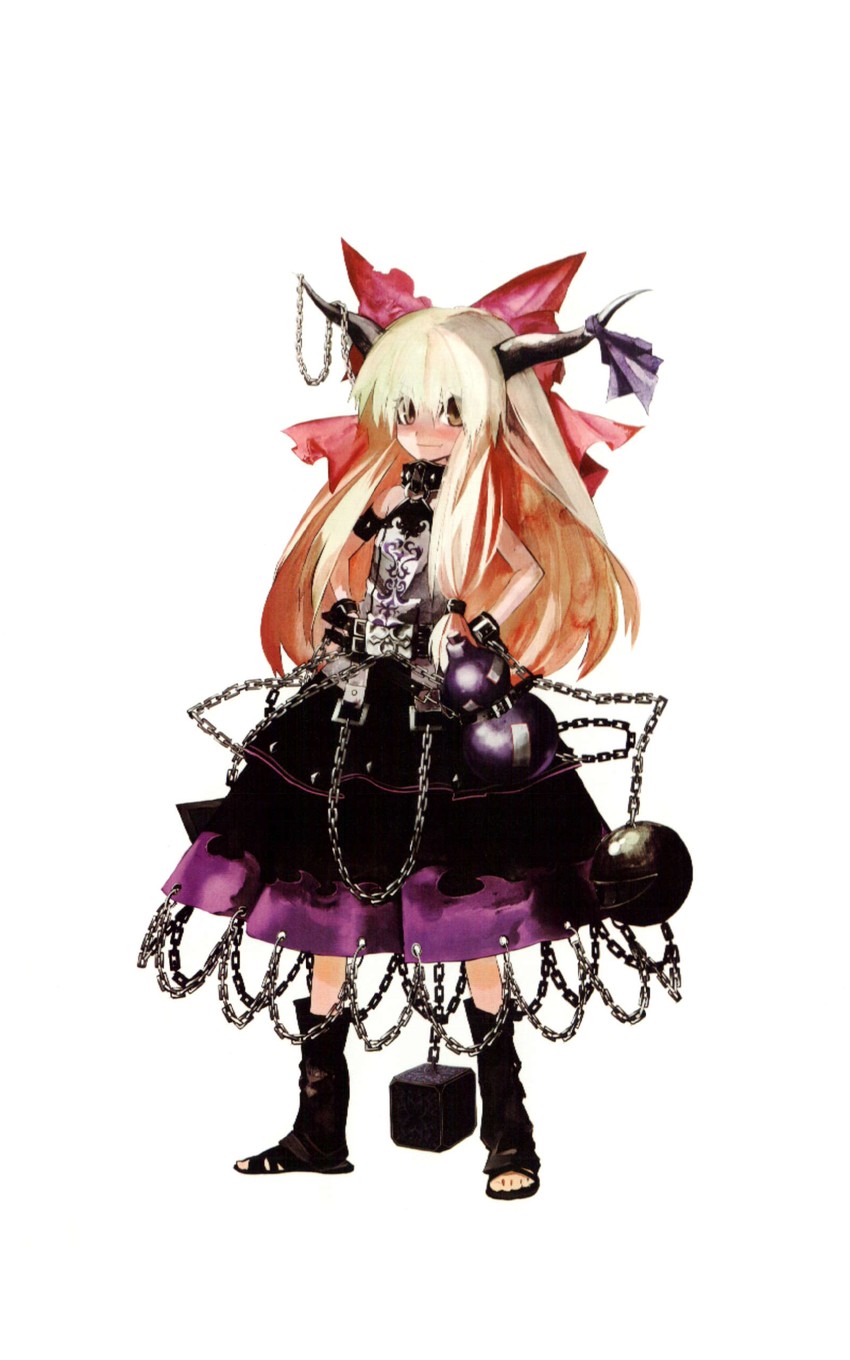 ibuki suika (touhou and 1 more) drawn by banpai_akira