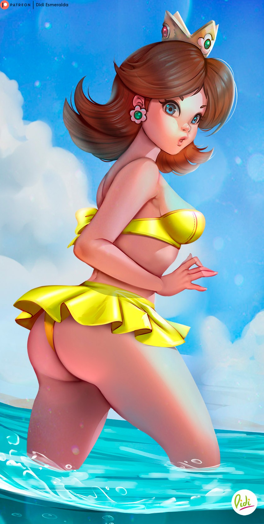 princess daisy (mario) drawn by didi_esmeralda