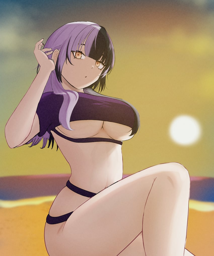 shiori novella (hololive and 1 more) drawn by misterrai