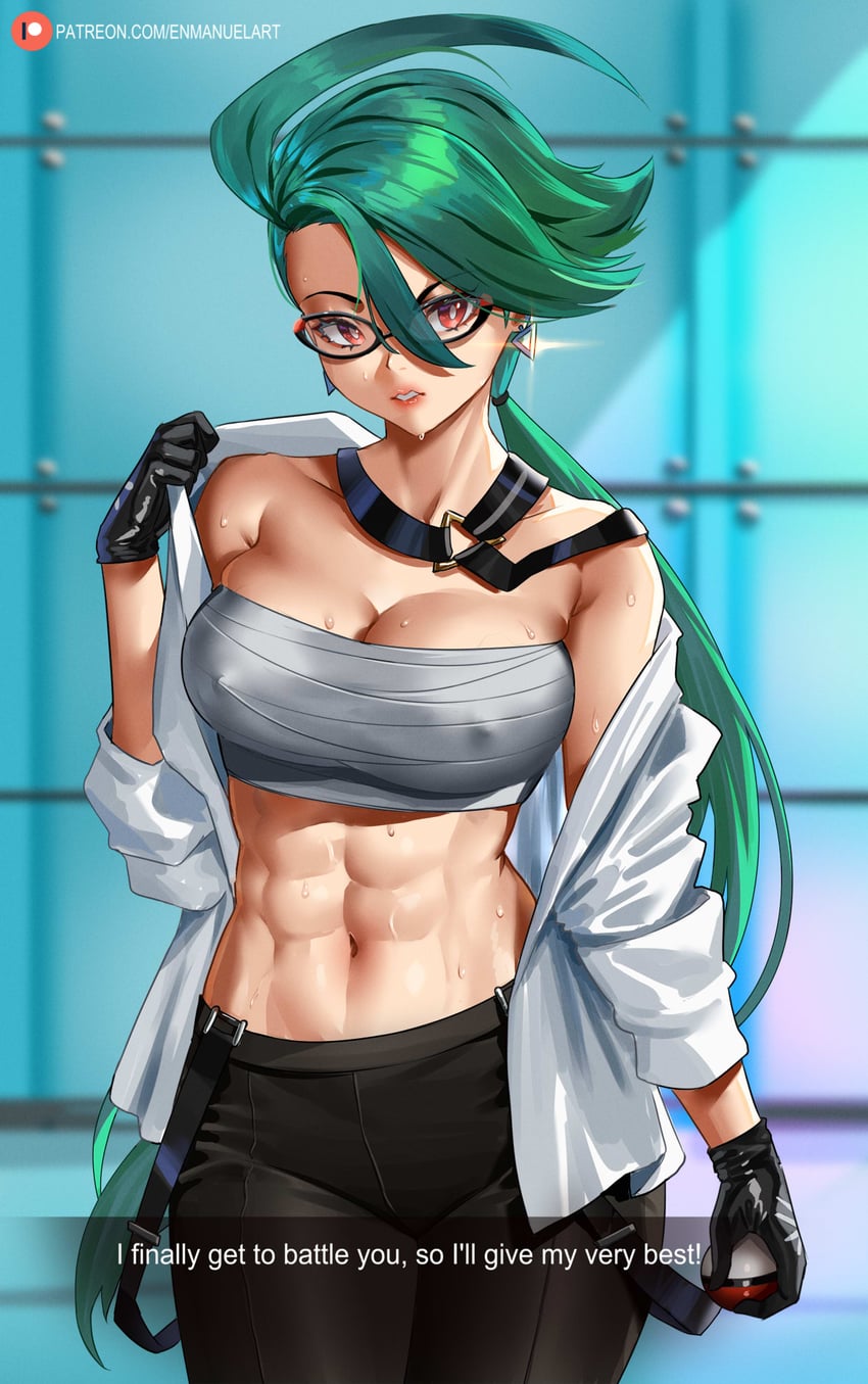 rika (pokemon and 1 more) drawn by enma_(enmanuelart)