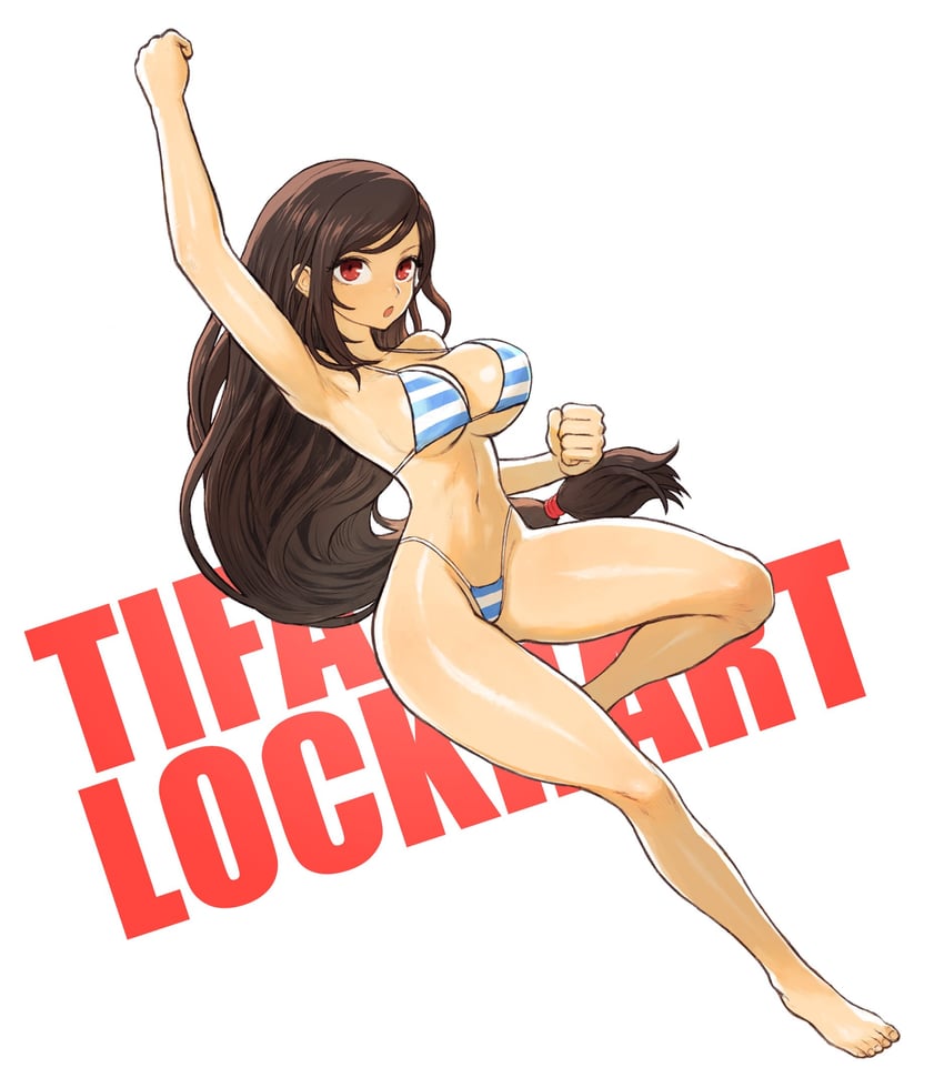 tifa lockhart (final fantasy and 1 more) drawn by dattosan