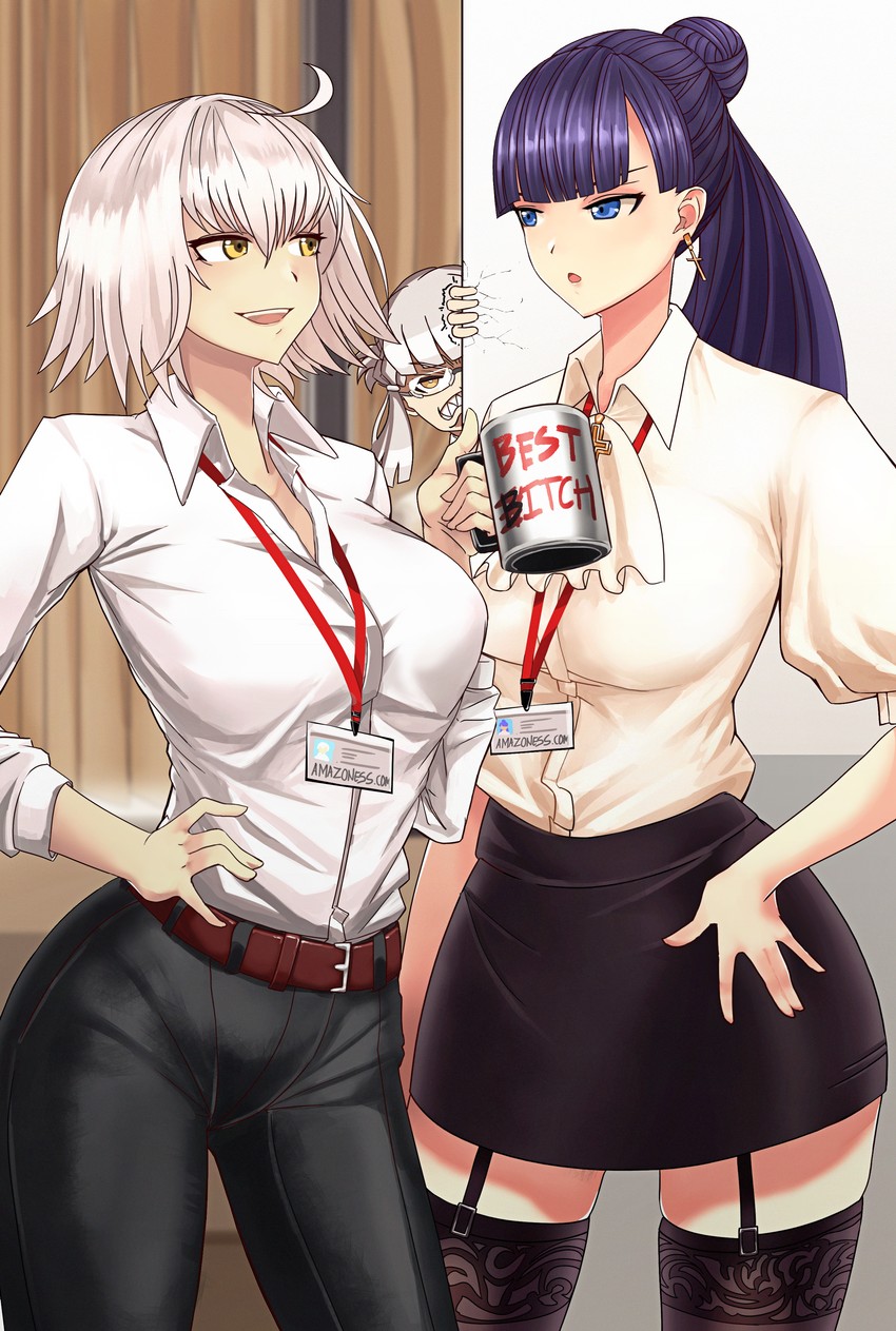 jeanne d'arc alter, martha, and penthesilea (fate and 1 more) drawn by casul