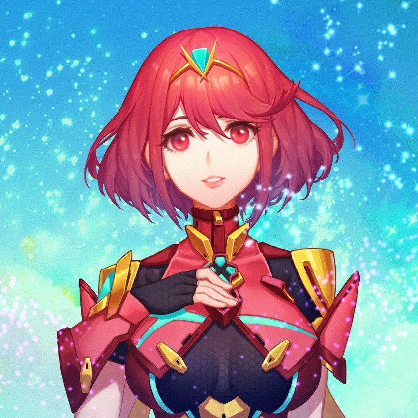 pyra (xenoblade chronicles and 1 more) drawn by w2398510474