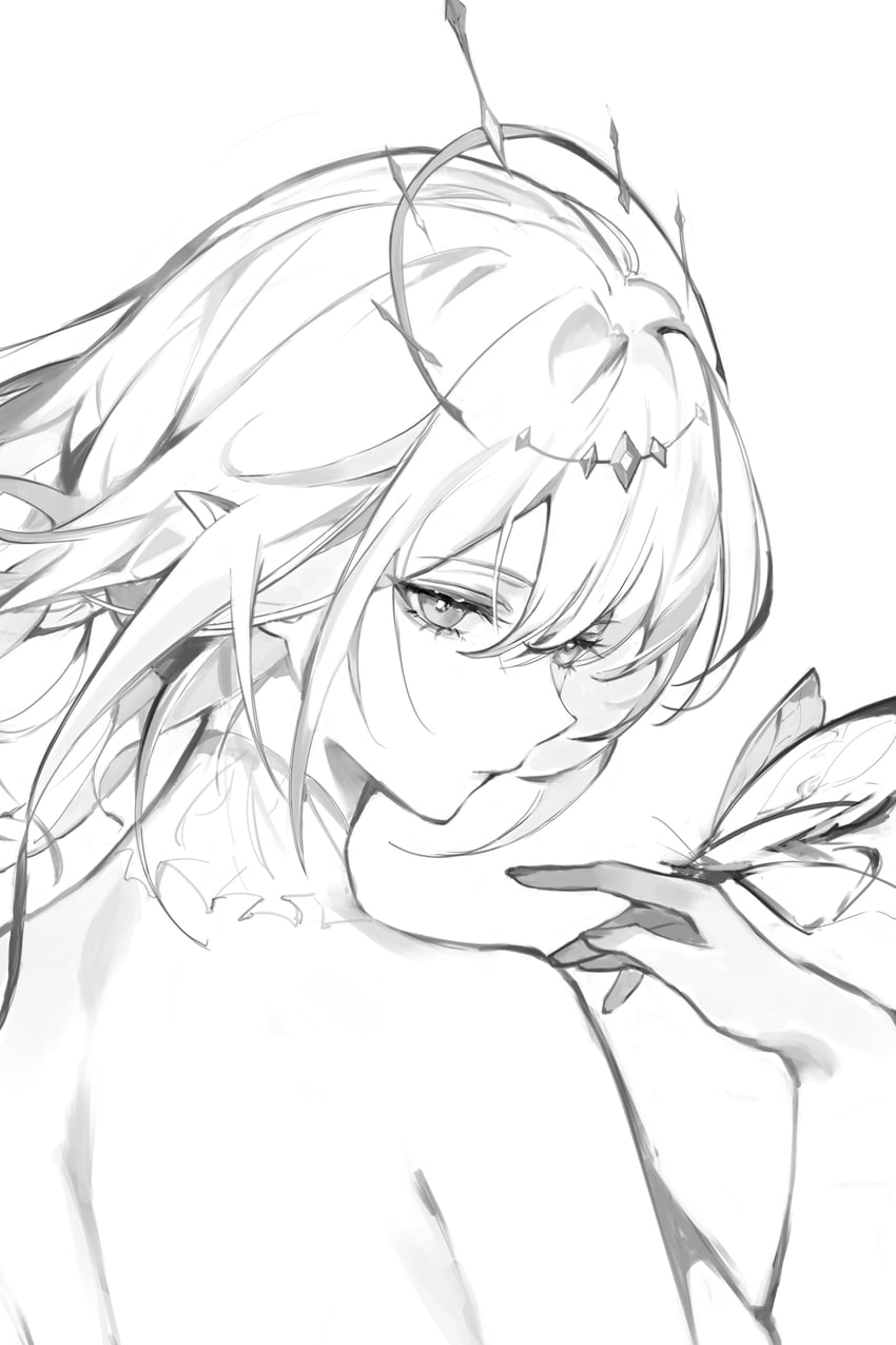 castorice (honkai and 1 more) drawn by zhituan_er