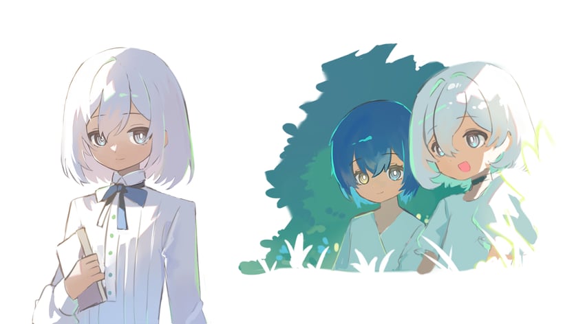 protagonist and the prince (metaphor: refantazio) drawn by pkin_cheezpie