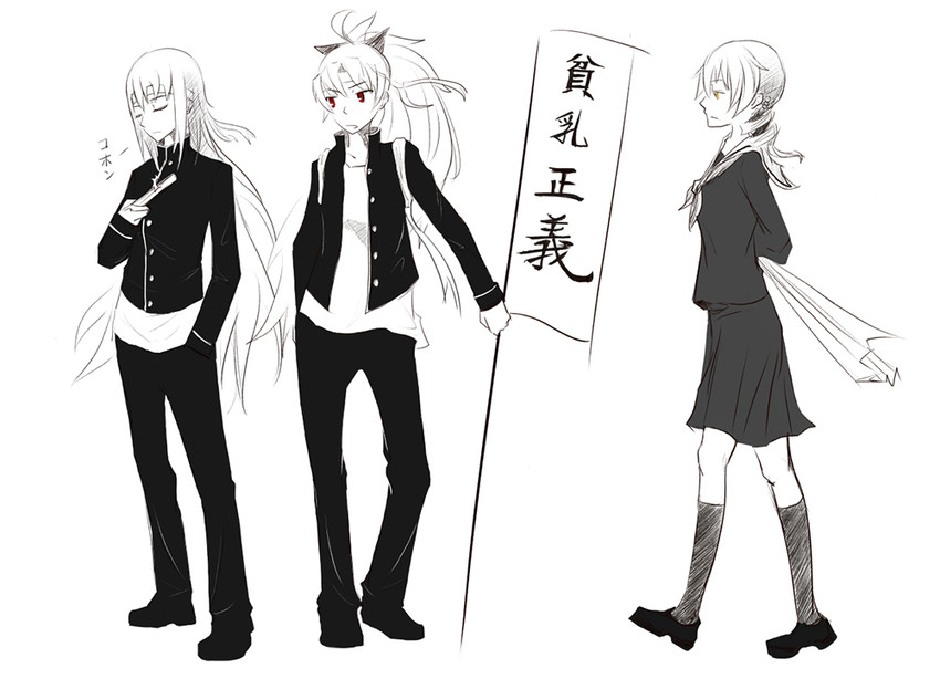 akemi homura, sakura kyoko, and tomoe mami (mahou shoujo madoka magica) drawn by die_(die0118)