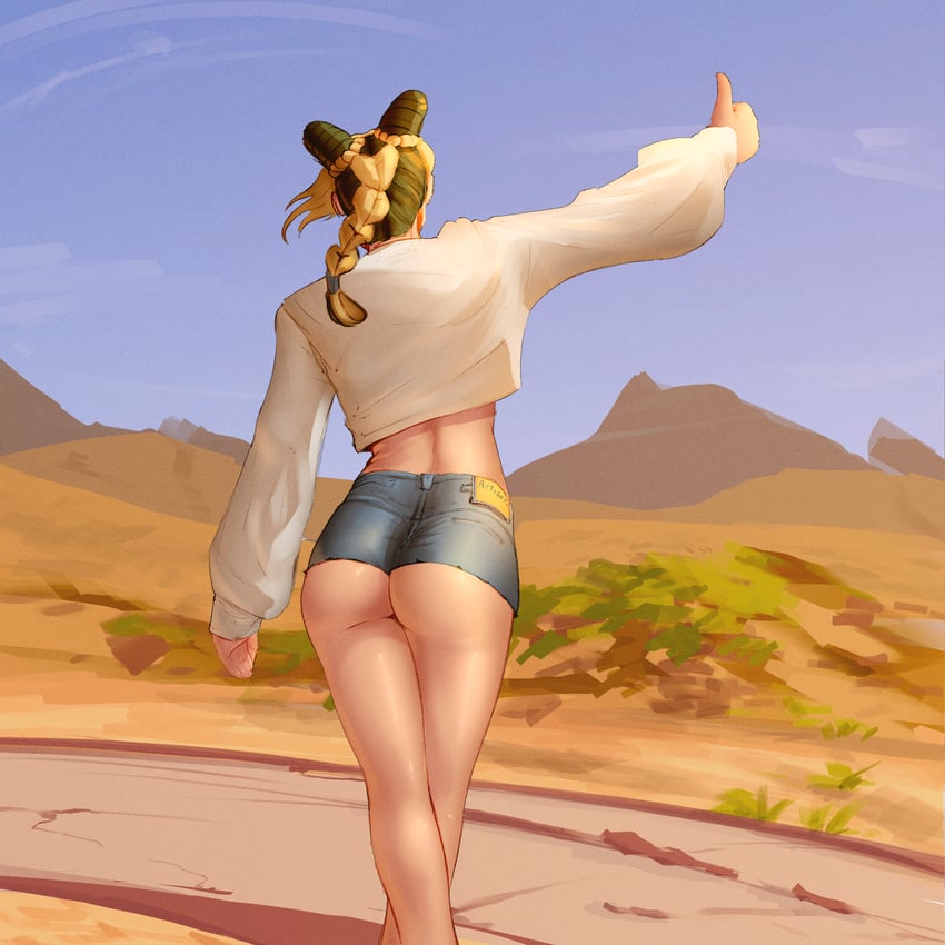 kujo jolyne (jojo no kimyou na bouken and 1 more) drawn by artigor