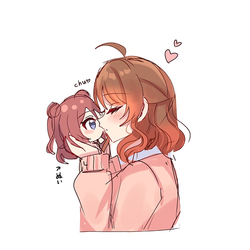 hanami ume and hanami saki (idolmaster and 1 more) drawn by shiroiro_obake