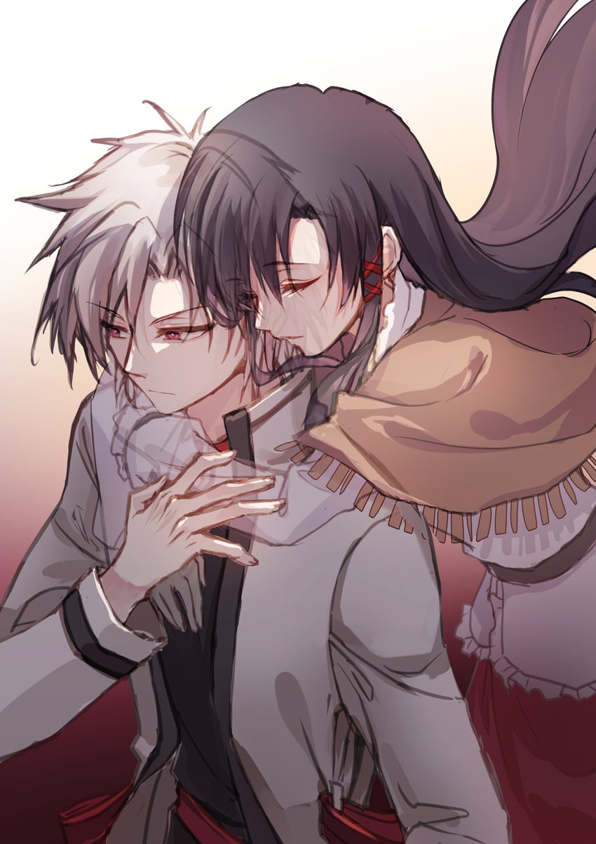 leonhardt and karin astray (eiyuu densetsu and 1 more) drawn by willfin