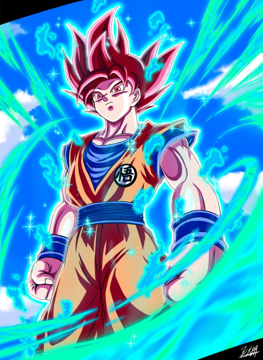son goku (dragon ball and 2 more) drawn by fuzitaro_goku