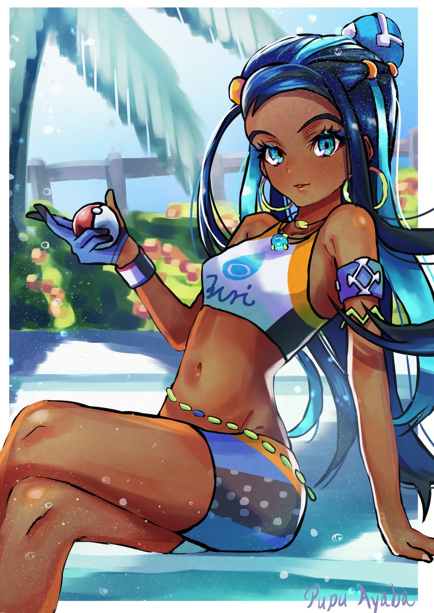 nessa (pokemon and 1 more) drawn by pupu_ayaba