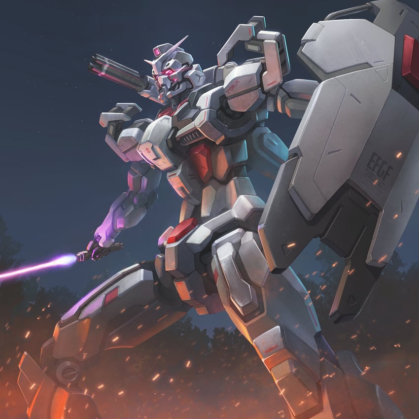 gundam ex (gundam and 2 more) drawn by bmwsb0
