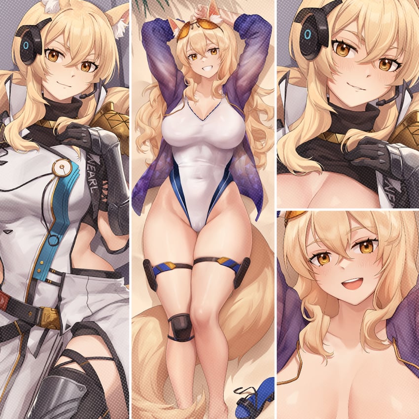 nearl and nearl the radiant knight (arknights) drawn by iwbitu