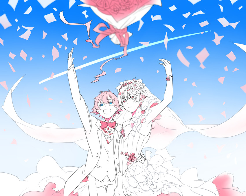 l-elf and tokishima haruto (kakumeiki valvrave) drawn by fantero