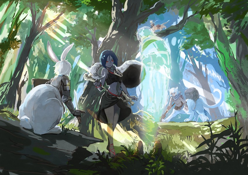 repa, kanabi, cornelia, and yora (pixiv fantasia and 1 more) drawn by imacomai