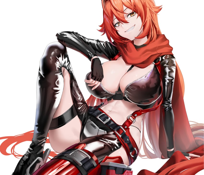 red hood (goddess of victory: nikke) drawn by sebakanken