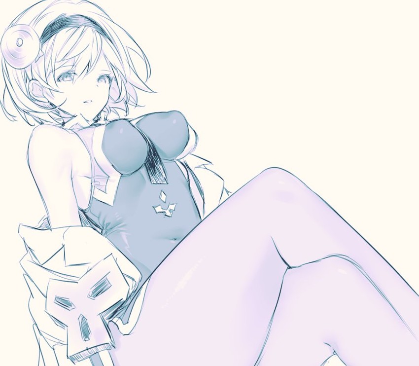 djeeta and doctor (granblue fantasy) drawn by koza_game