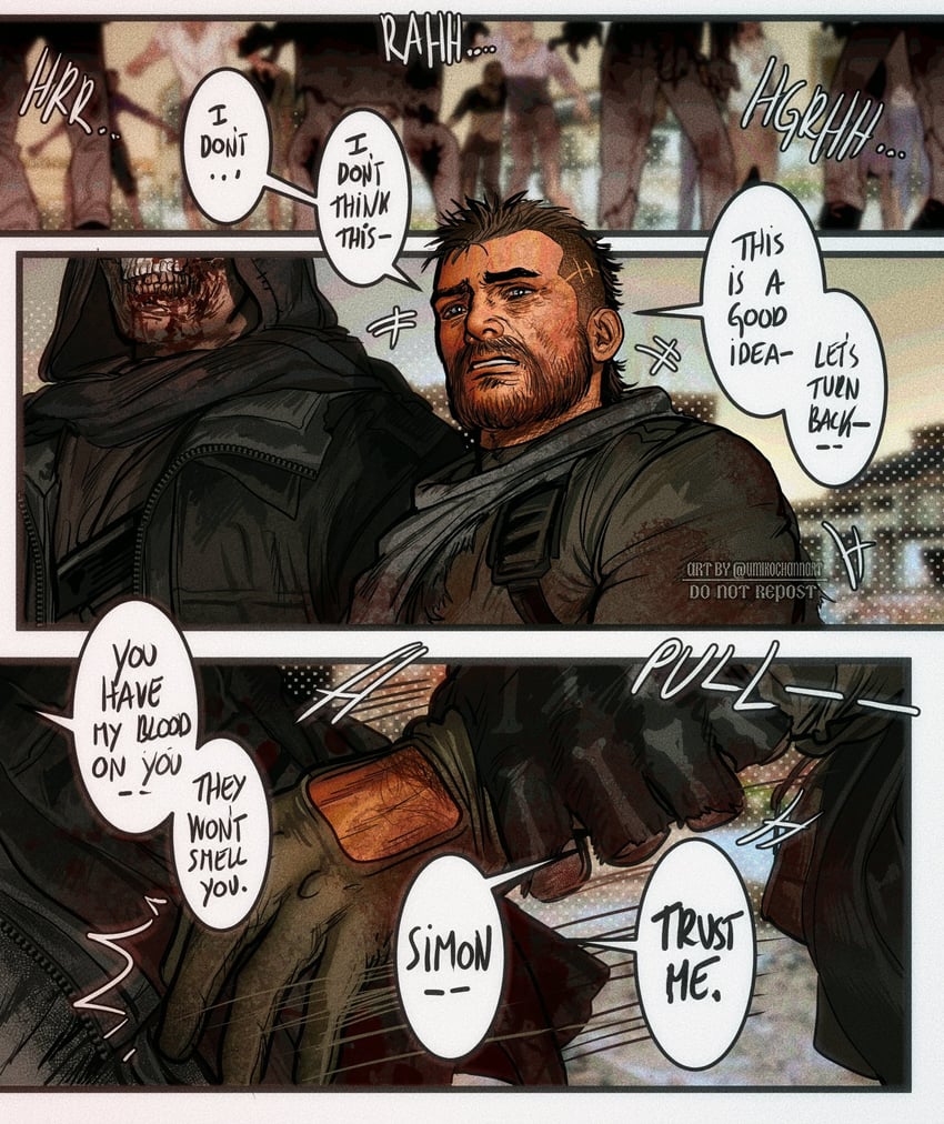 ghost and soap (call of duty and 1 more) drawn by umikochannart