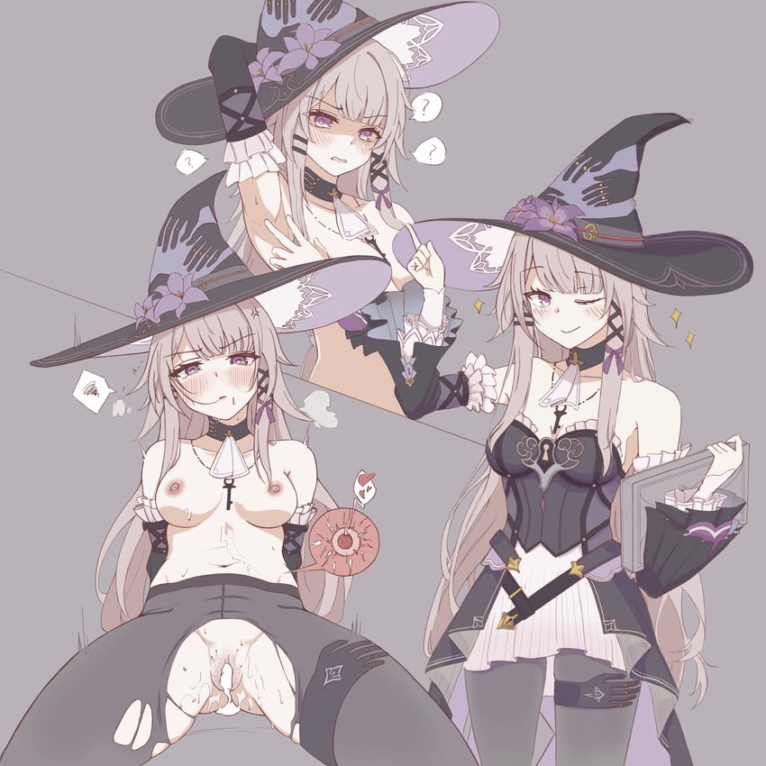 herta and the herta (honkai and 1 more) drawn by treetree_5200