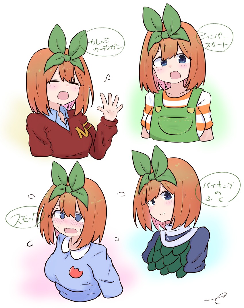 nakano yotsuba (go-toubun no hanayome and 1 more) drawn by kujou_karasuma