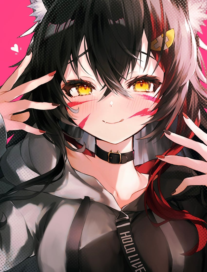 ookami mio (hololive and 1 more) drawn by masi_masio