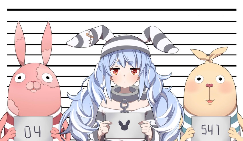 usada pekora, kirenenko, and putin (hololive and 1 more) drawn by mou_niu