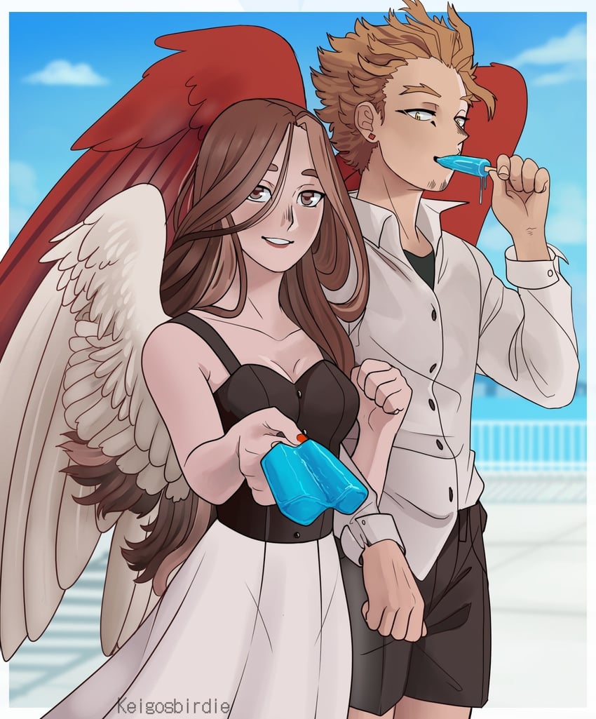 hawks (original and 1 more) drawn by keigosbirdie