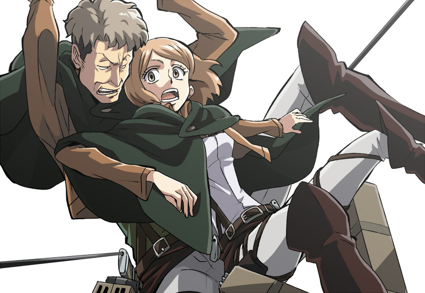 petra ral and auruo bossard (shingeki no kyojin) drawn by kyakya