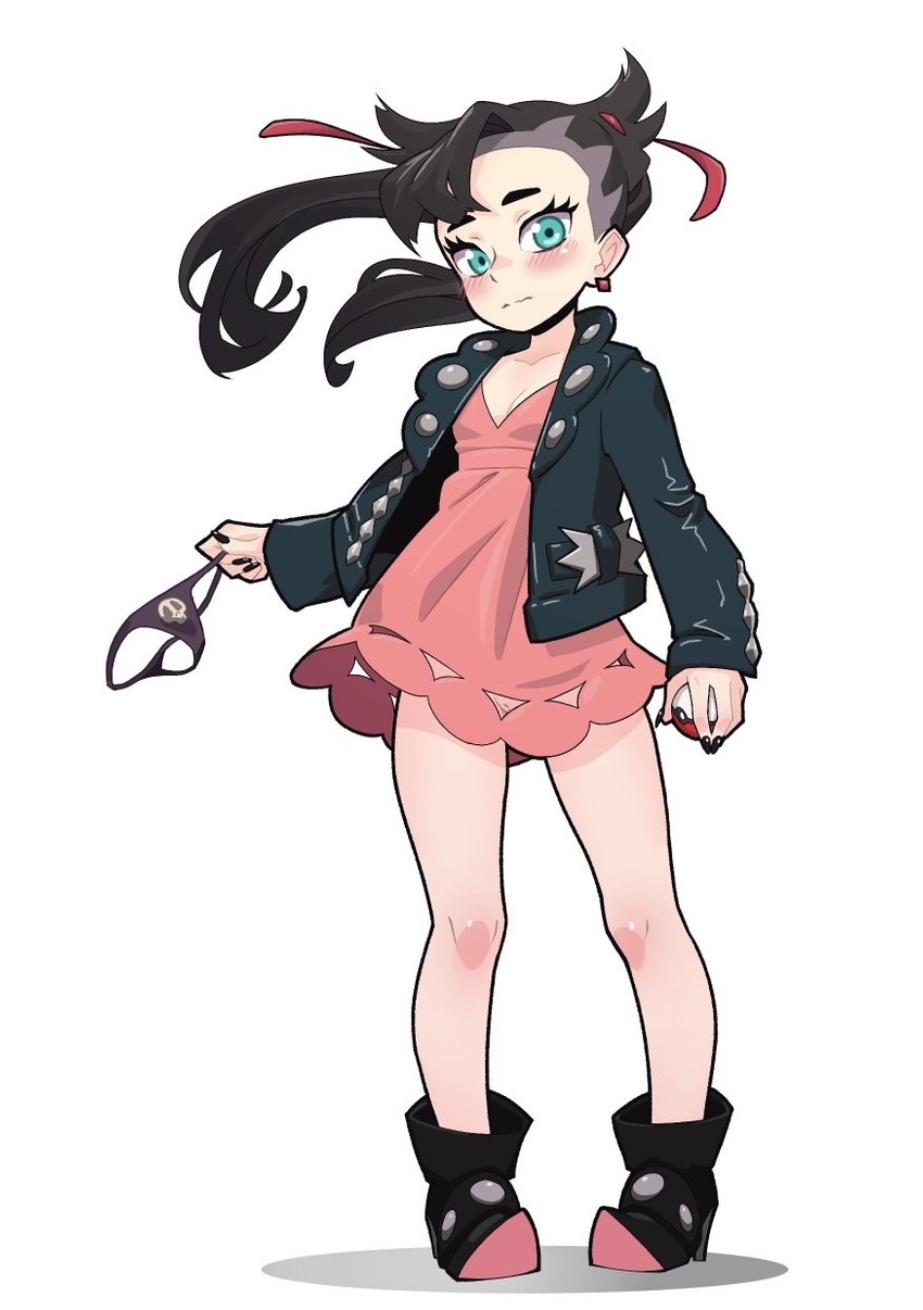 marnie (pokemon and 1 more) drawn by the_pink_pirate